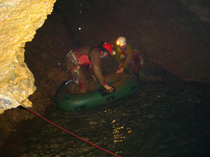 Embarcando en el lago interior