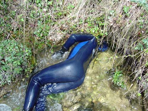 Inspeccionando el  manantial